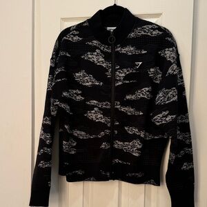 Gymshark Black and Gray Women's Jacket